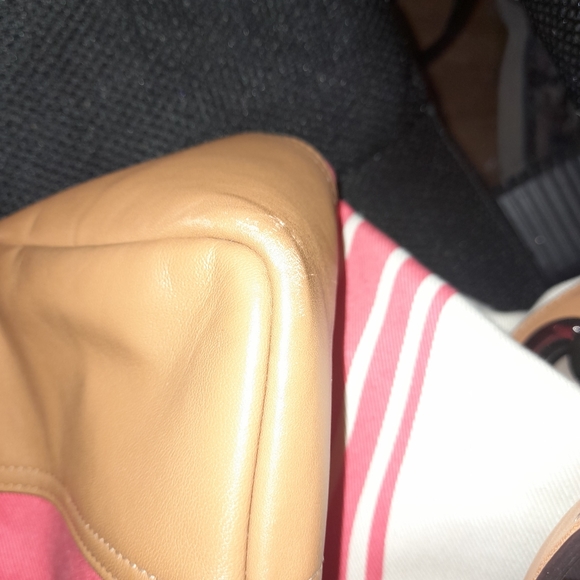 Coach F29921 Hadley Variegated Striped Duffle Silver/coral - Picture 6 of 16